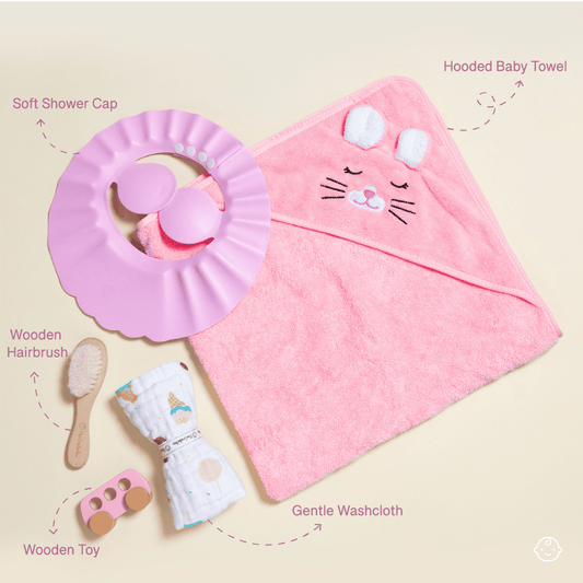 The Tiny Splash – Newborn Baby Girl Bath Hamper