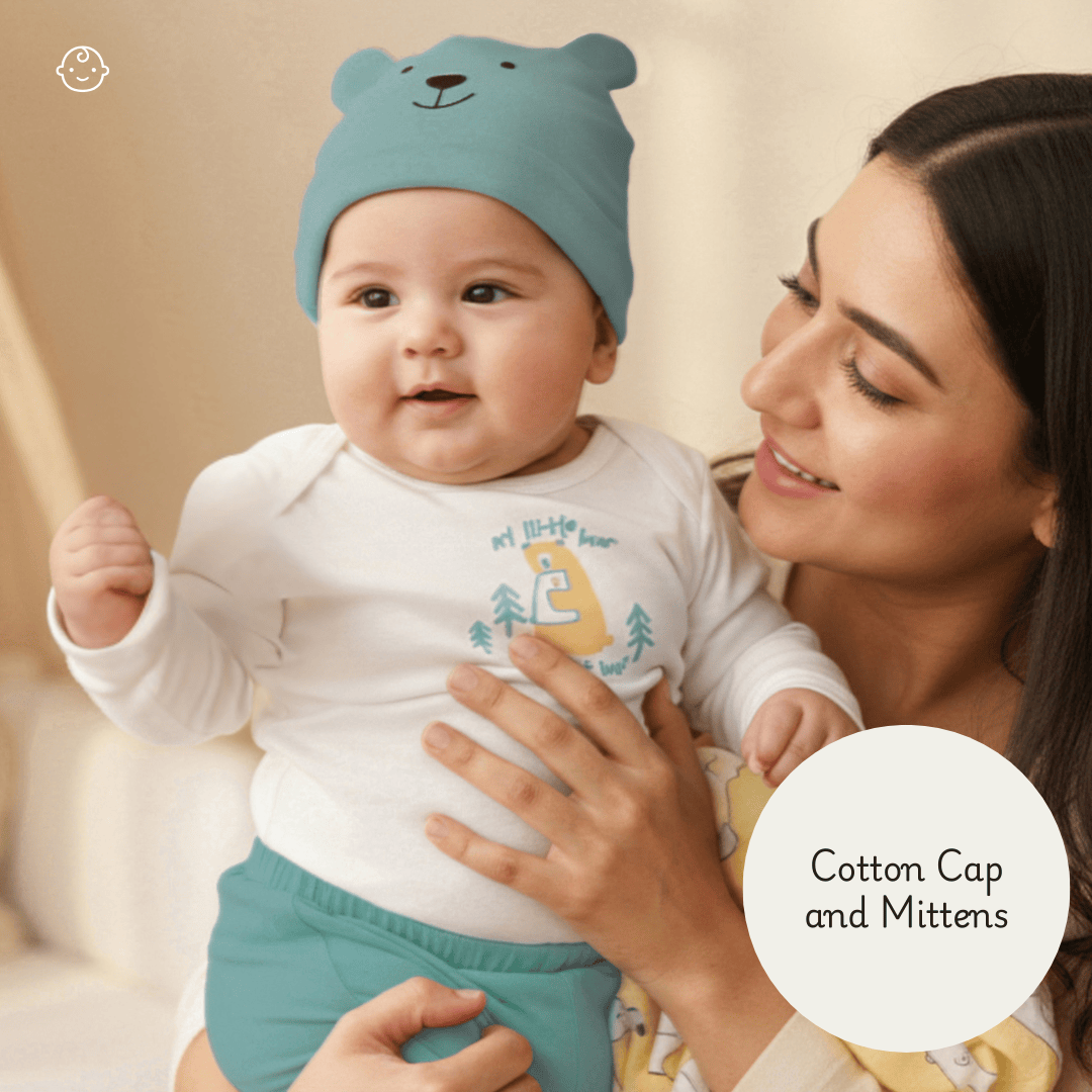 The Little Looker (4pcs) – 4 in 1 Unisex Newborn Baby Outfit & Gift Hamper