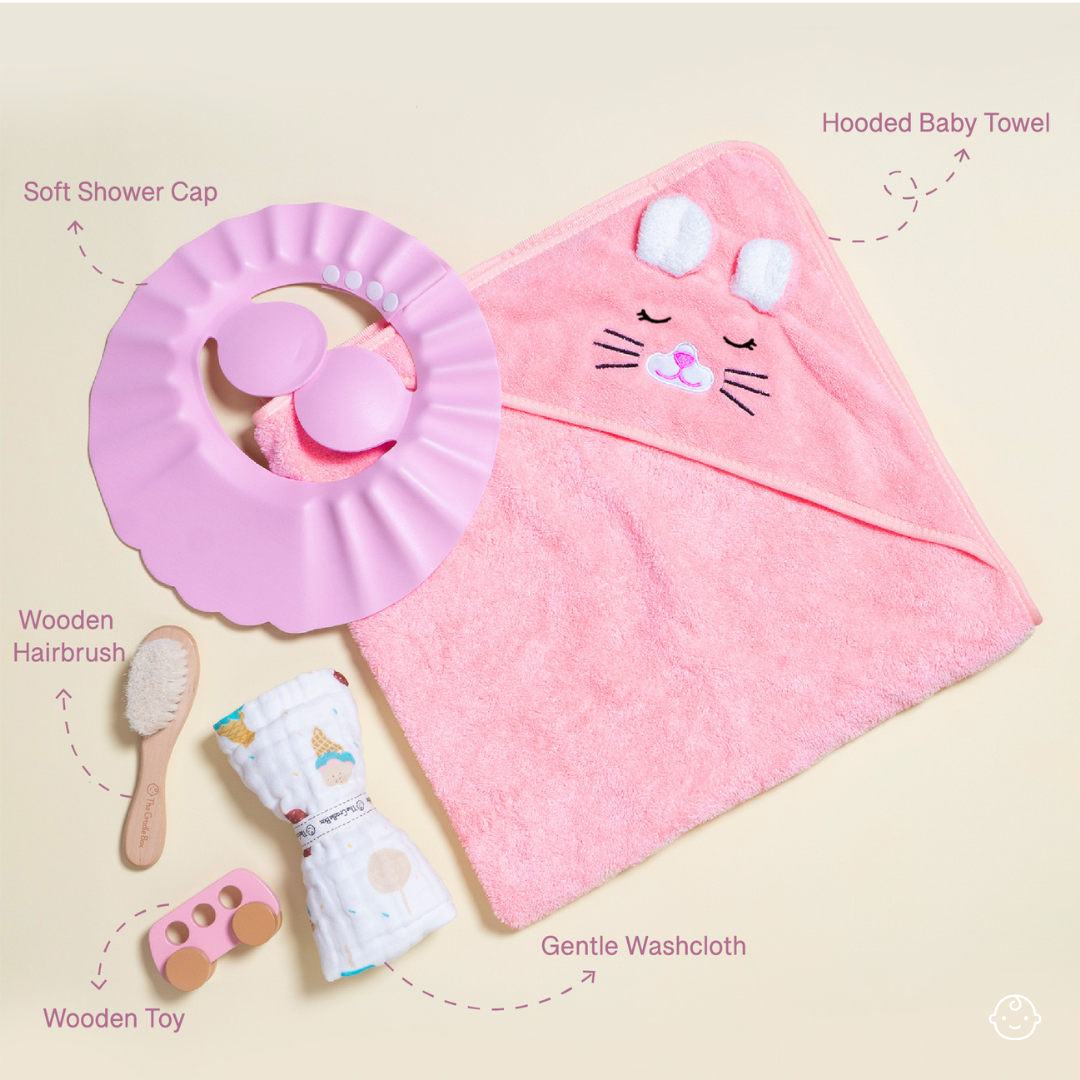 The Tiny Splash – Newborn Baby Girl Bath Hamper