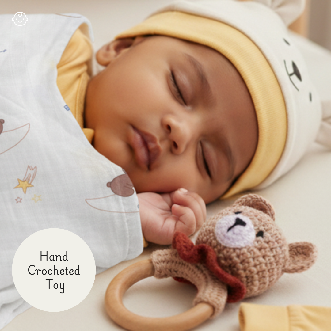 The Cosy Cub – 5 in 1 Unisex Newborn Baby Outfit & Gift Hamper