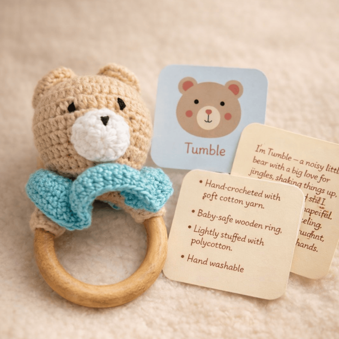 Just Arrived (Tumble) – 2 piece Unisex Newborn Gift Hamper